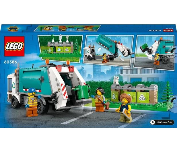LEGO City 60386 Ciężarówka recyklingowa - 1091243 - zdjęcie 10
